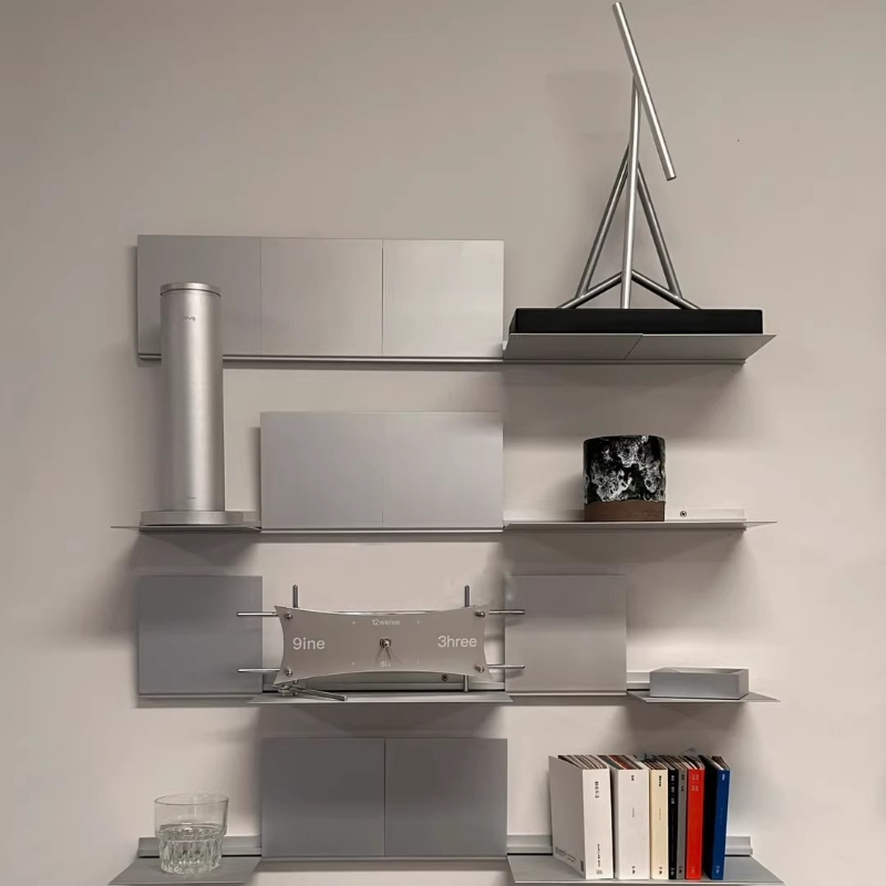Sustainable Living Eco Friendly - Étagère murale pliable en aluminium, style