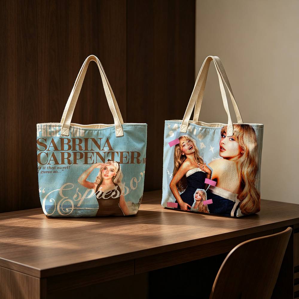 Linen Bag Bulk - Sac fourre-tout S-Sabrina C-Carpenter Singer, sac