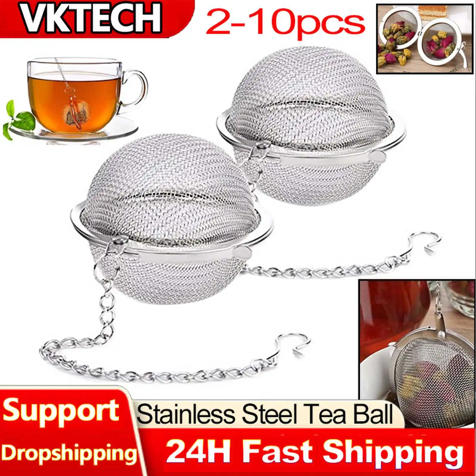 Infuseur à maille boule en aci - Loose Leaf Tea Infuser avis et prix