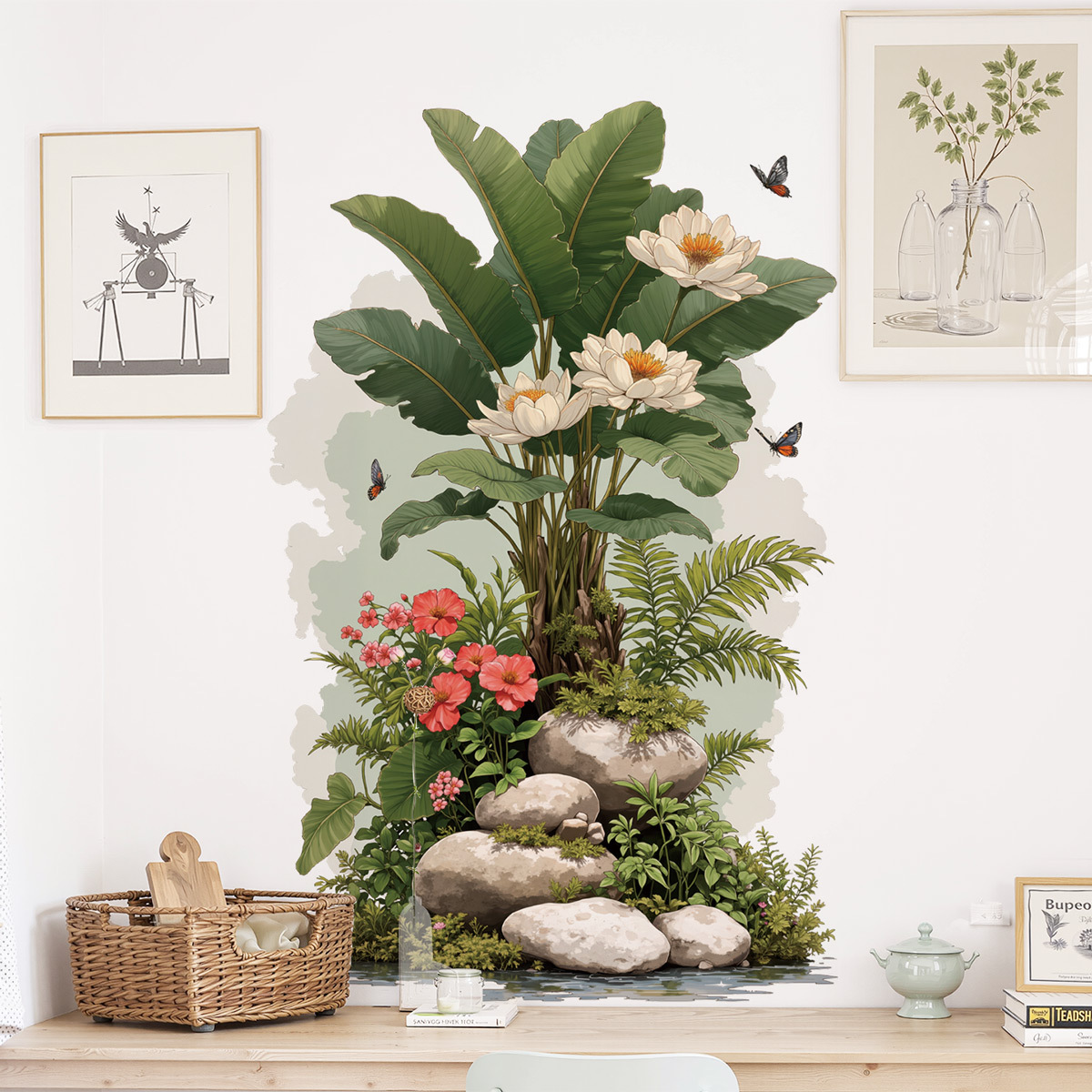 Autocollant mural plante verte - Sustainable Living Eco Friendly avis et prix
