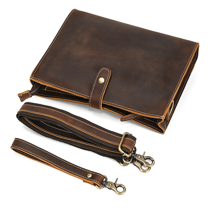 Pochette en cuir véritable ave - Linen Bag Bulk avis et prix
