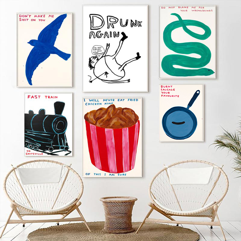 Affiches de David Shrigley, im - Sustainable Living Eco Friendly avis et prix