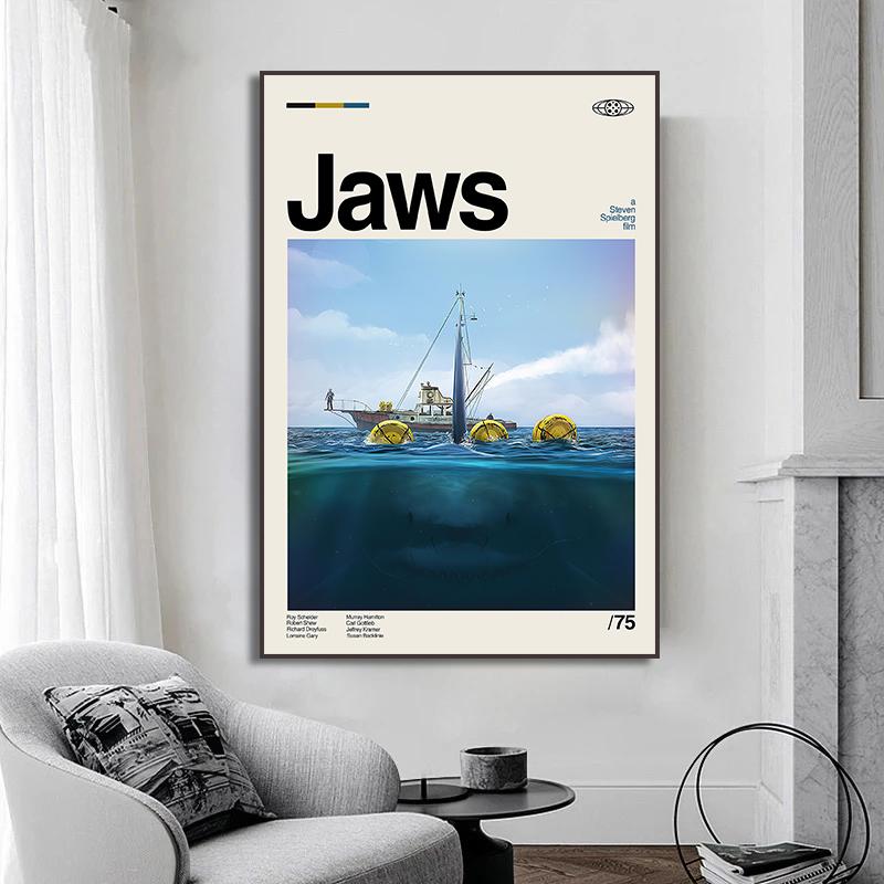 Affiches de mâchoires, peintur - Sustainable Living Eco Friendly avis et prix