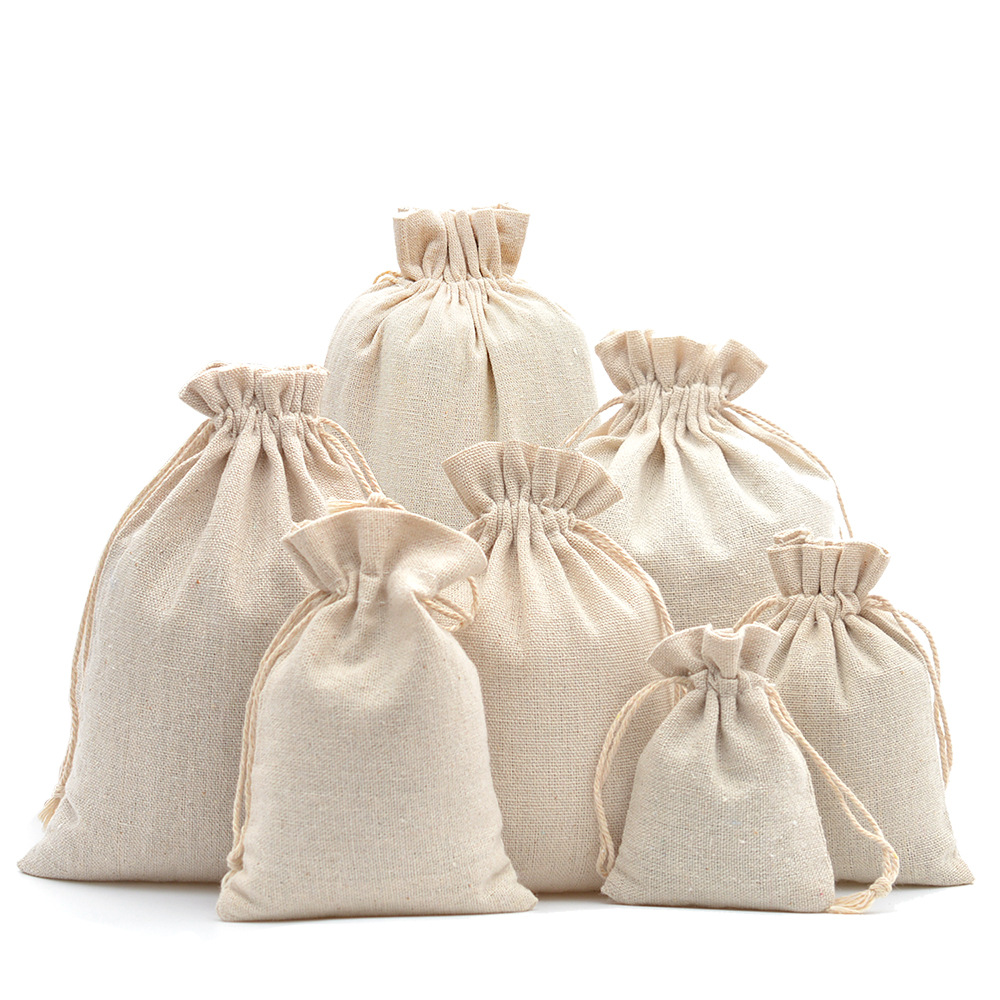 Sac cadeau en coton et lin ave - Linen Bag Bulk avis et prix